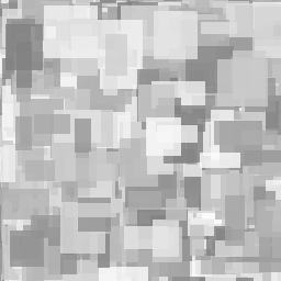 Random, gray rectangles.